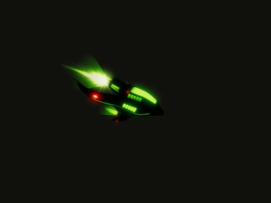 Green Alien Speeder