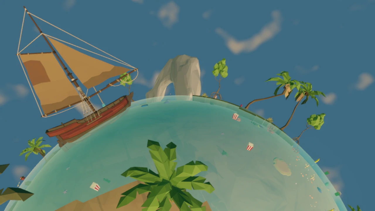 Trash ’n’ Tail: Raccoon Bandit Tropical World